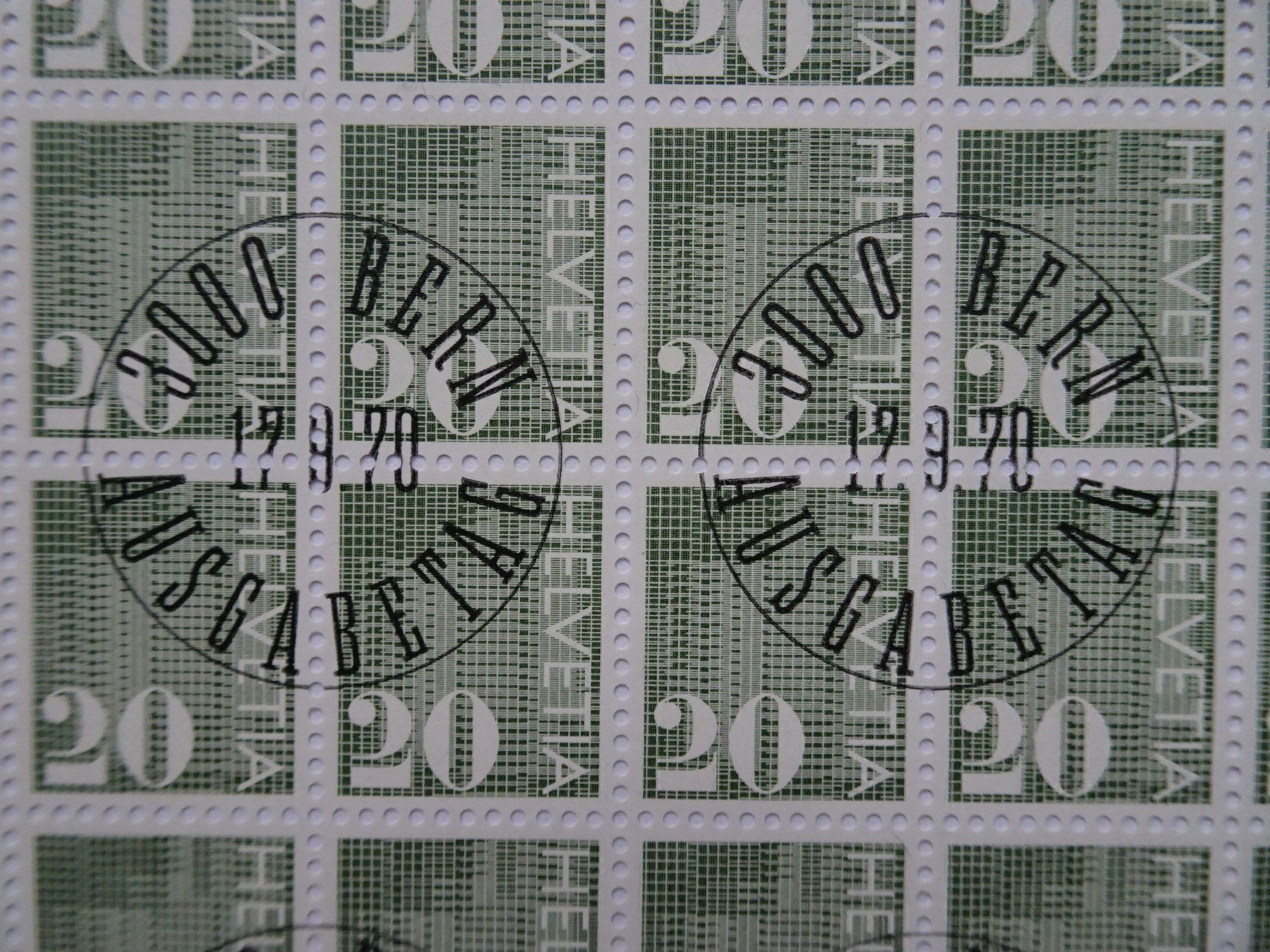 Tous les timbres: 1970 Rollenmarken – Neuf (Voir description) à Aadorf par Chnorli-Furz 1
