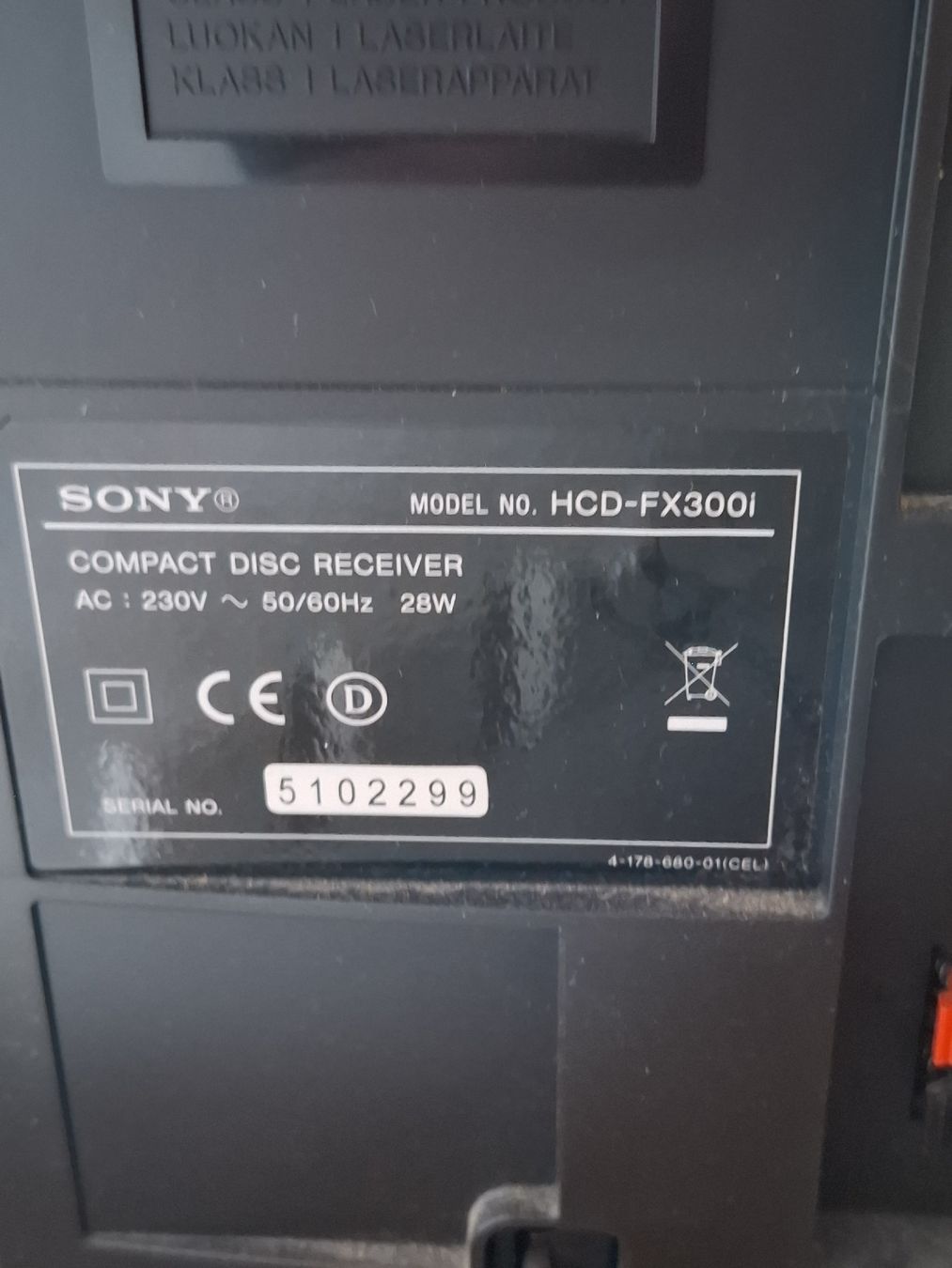 Sony Lettore multimediale & Streamer: Sony CMT-FX300i Micro HiFi – Difettoso da Zuchwil venduto da bvj_5t82 6