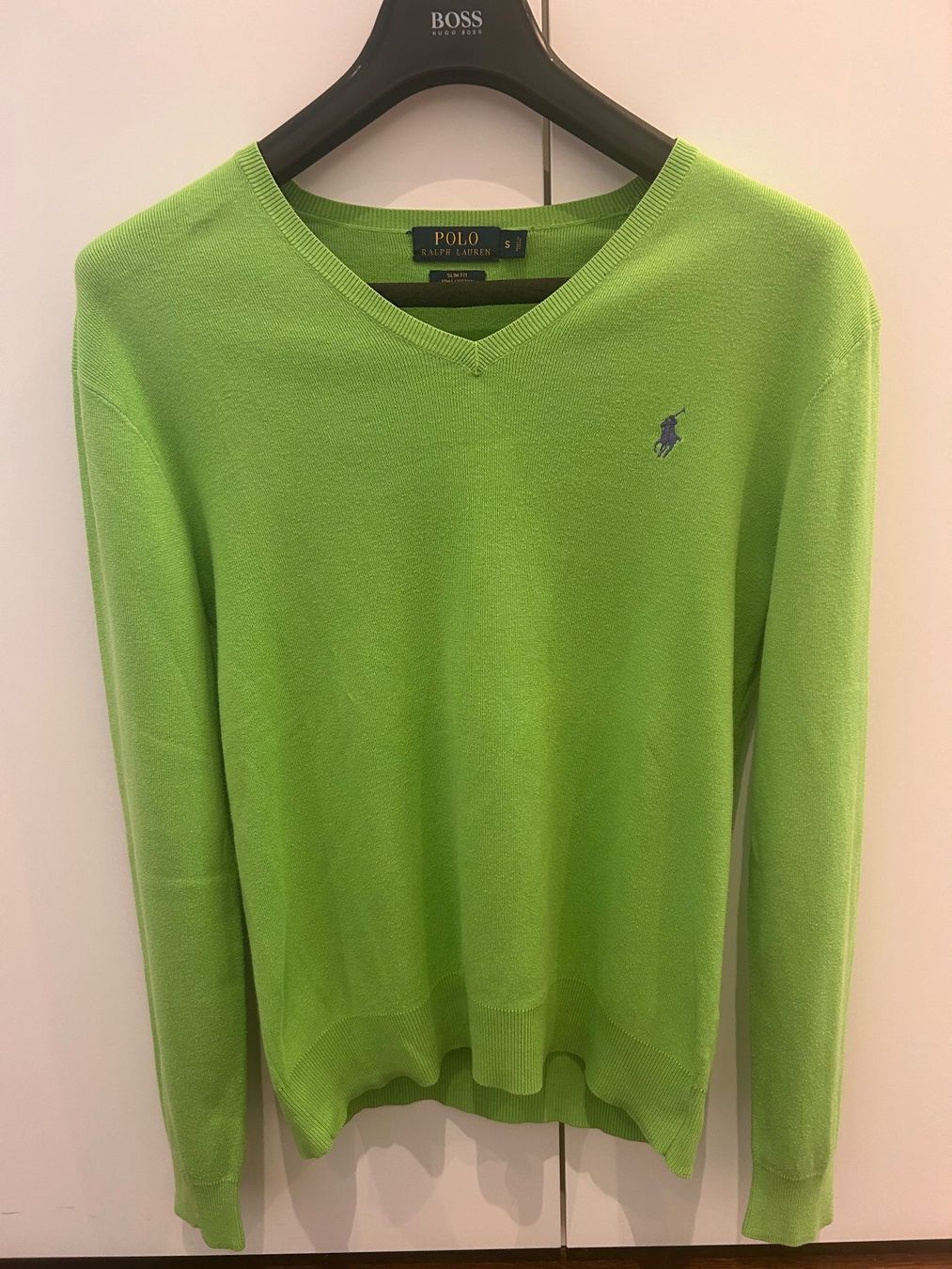 Ralph Lauren Maglioni & Felpe: Ralph Lauren Pullover, hellgrün, Gr. S slim fit, Top Zustand – Usato da Wädenswil venduto da IH2_000 2