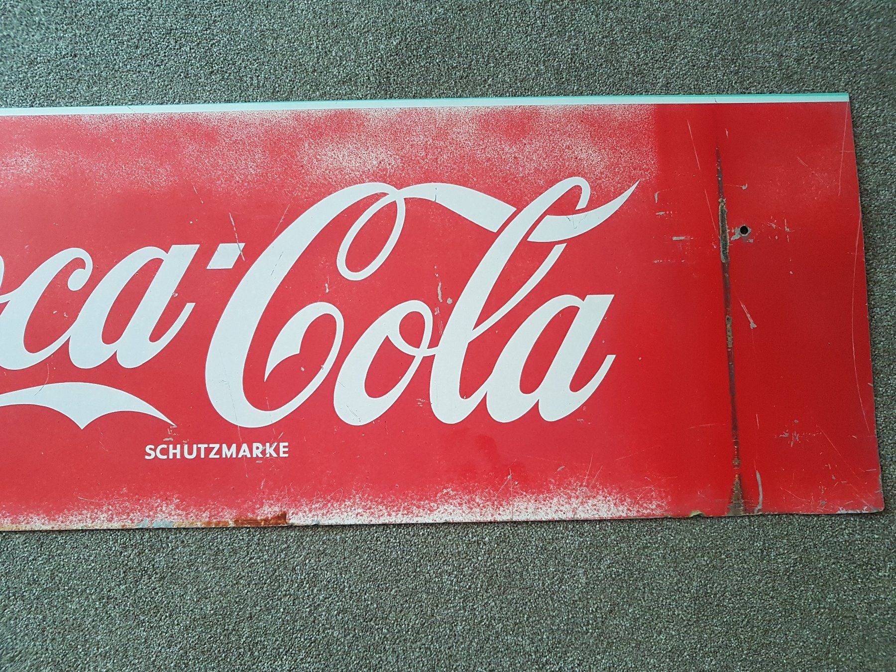 Coca-Cola Insegne: Coca Cola Blechschild – Usato da Mollis venduto da Cadillac58 5