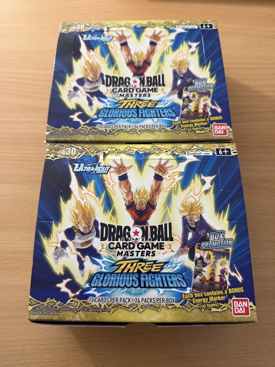 Bandai Carte collezionabili: Dragonball B30 Three Glorious Fighters (Bulk) – Nuovo (secondo la descrizione) da Schöftland venduto da 160grams