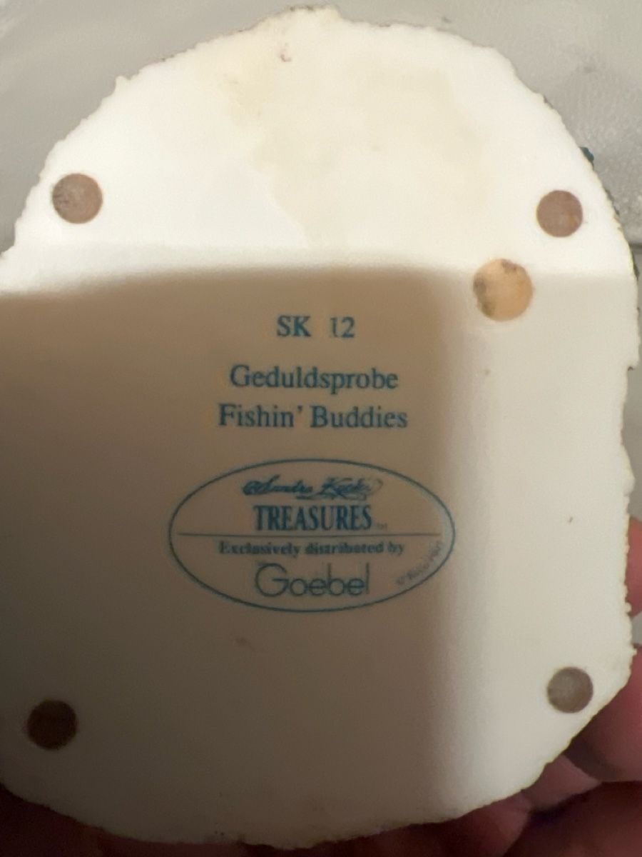 Statuette: Goebel Geduldsprobe "Fishin' Buddies" Figur, SK12 (m) – Usato da Rorschach venduto da TimelessTrading 3