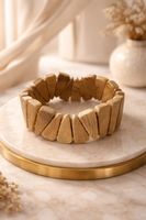 Holz Armband, hellbraun, Neu , Unisex
