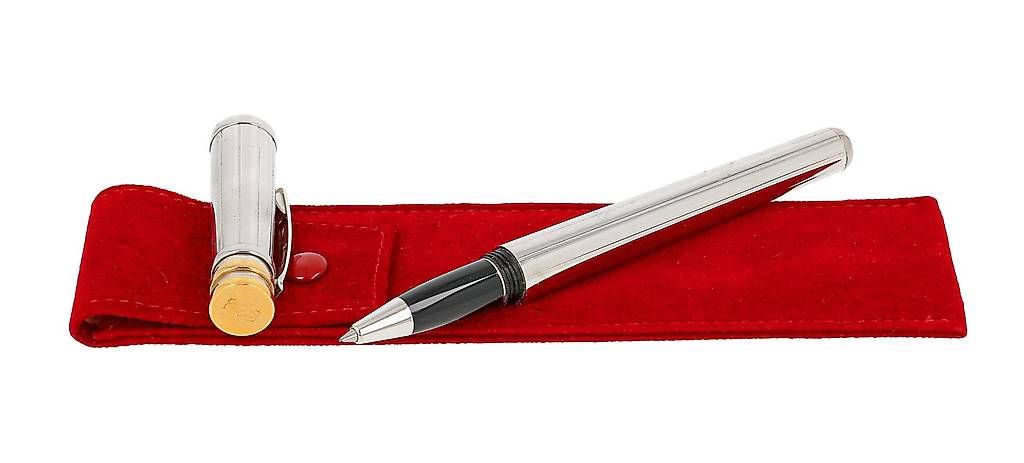 Cartier Penna & Evidenziatori: Penna Roller Must de Cartier Trinity Godron – Usato da Stabio venduto da phi_k5ws 2
