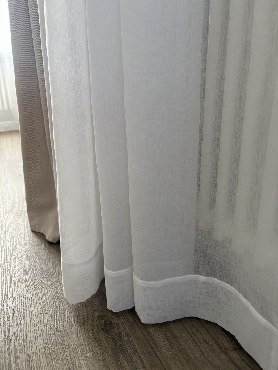 Tende: Gardinen/ Vorhänge 8-Set, hellbeige/weiss – Usato da Kilchberg ZH venduto da ros_9x58 7