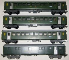Lima Konvolut 3X SBB Personenwg.,1X Gepäckwg., DC, ohne OVP