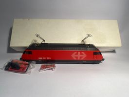 ROCO E-Lok SBB RE460 ohne Namen rot, AC Analog