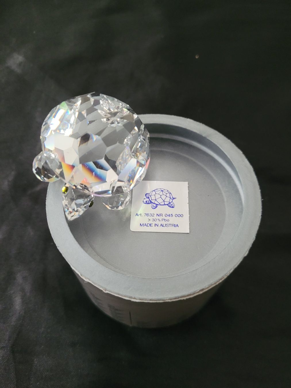 Swarovski Statuette: Swarovski grosse Schildkröte Vintage 7632 /045 – Usato da Wilen b. Wollerau venduto da Flitzi 1