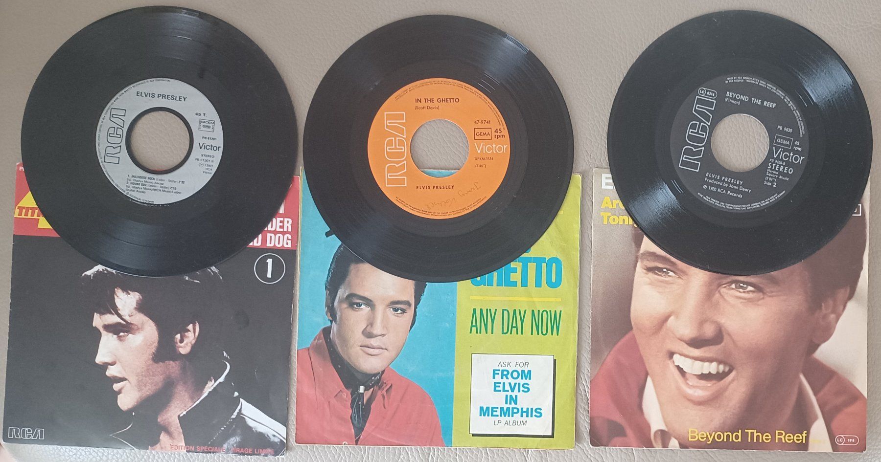 Schallplatten: 3 × 7" Single ELVIS PRESLEY – Gebraucht aus Hägendorf von Plattenhardt 2