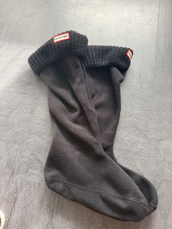 Hunter Socks dark grey size L new