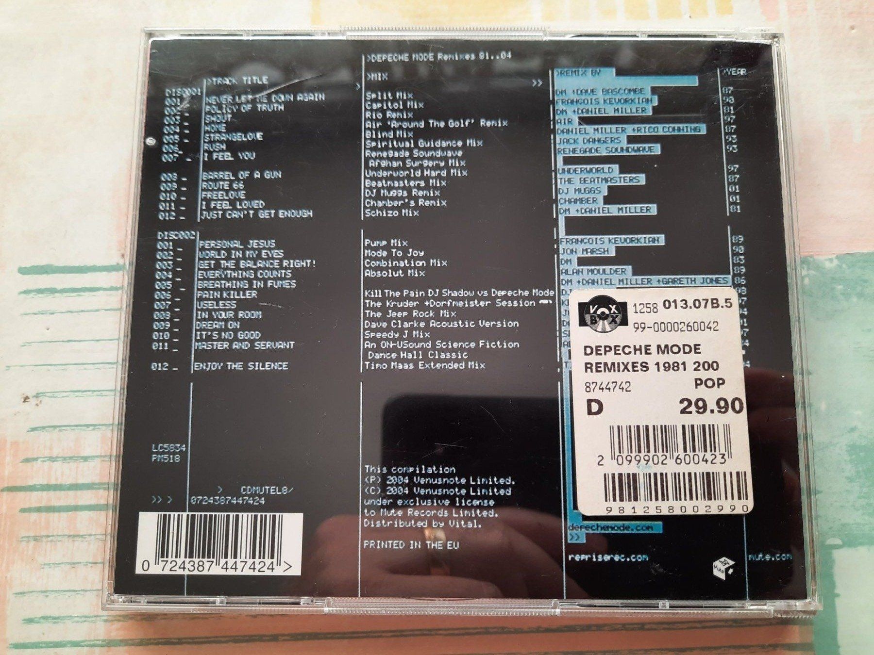 CD: Cd Depeche Mode Remixes 81 - 04 – Usato da Pully venduto da bro_n52j 1