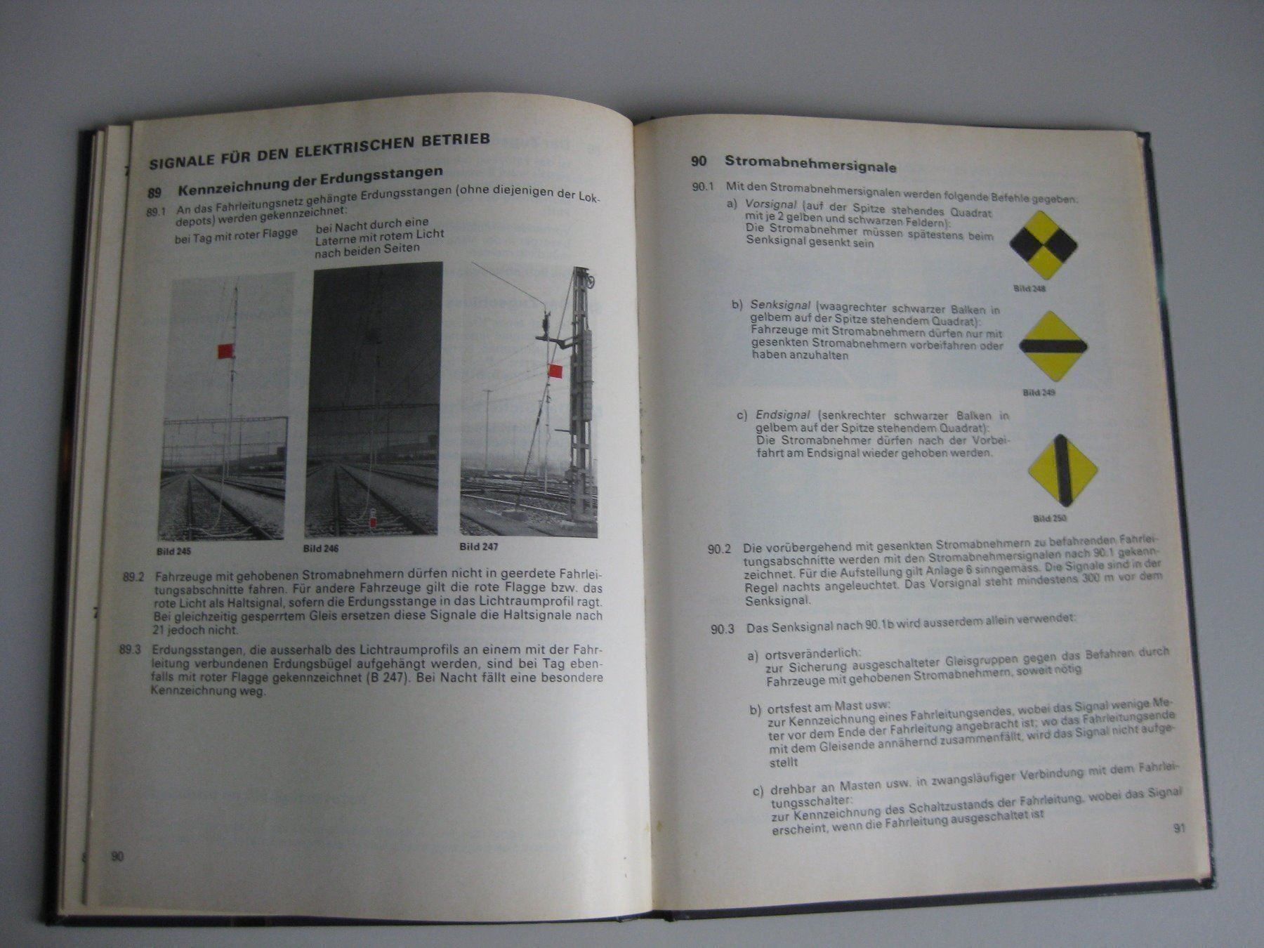 Libri: Signalbuch der SBB oder I segnalli,D oder I Ausgabe von 1982 – Usato da Buchs ZH venduto da swiss-train 9