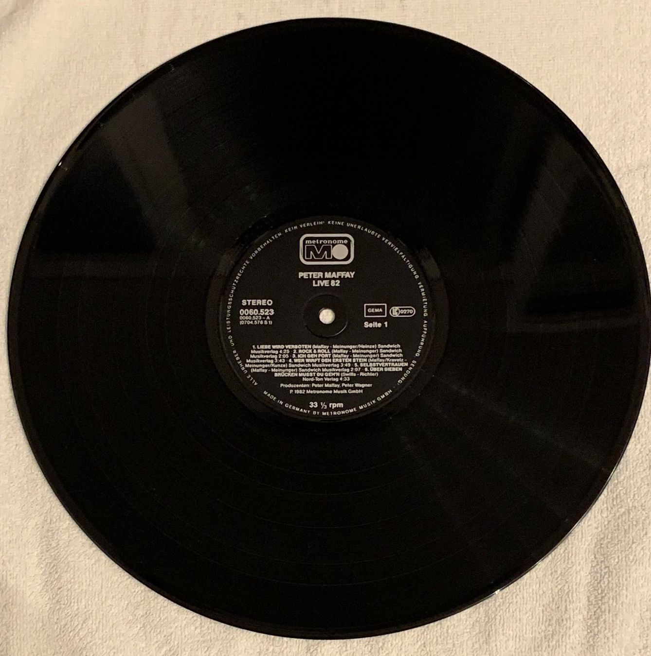 Schallplatten: Schallplatte Peter Maffay Live 82  / echtes altes Vinyl – Gebraucht aus Niederrohrdorf von troch 2