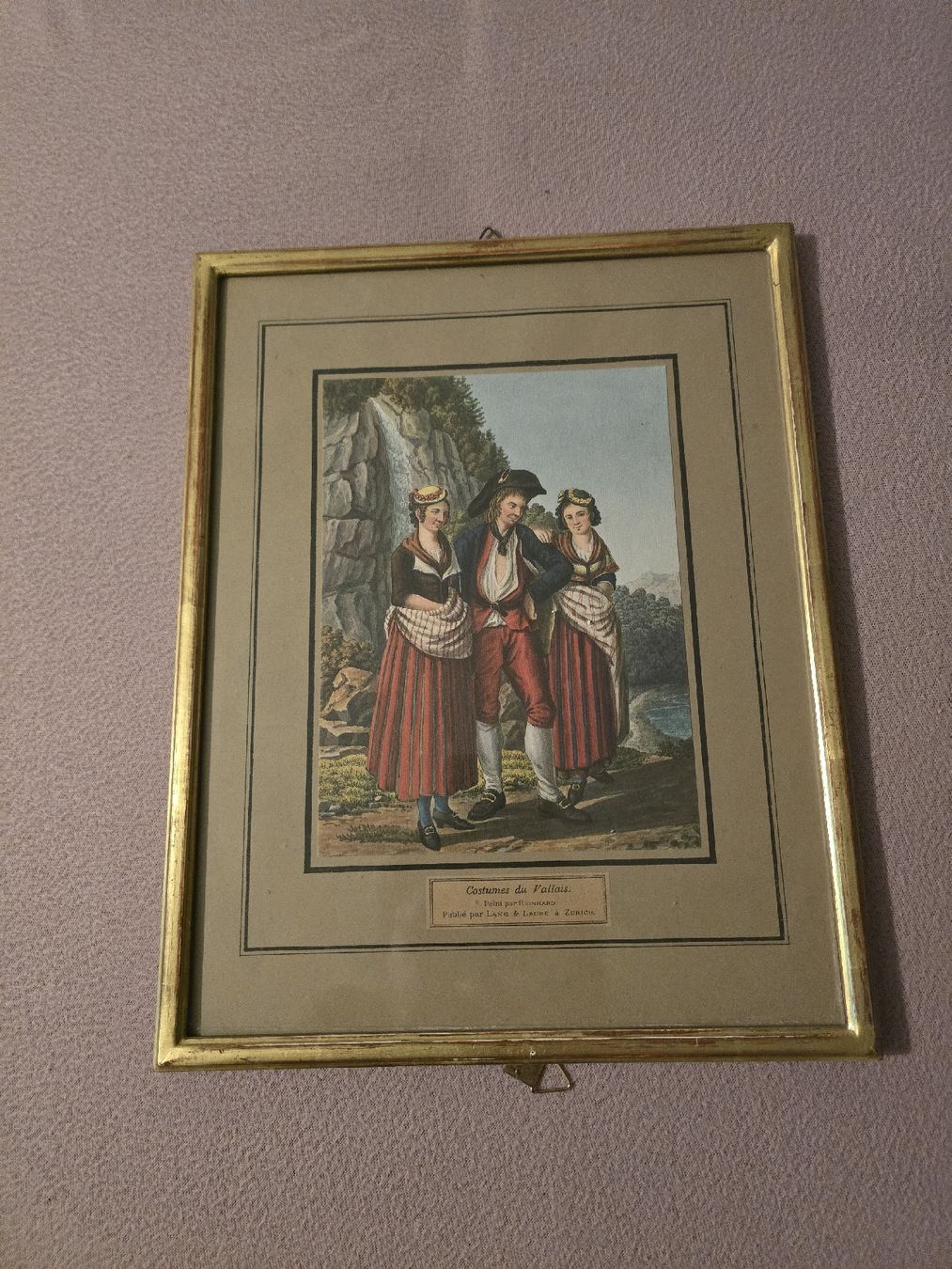 Tableaux: Costumes du Vallais – D'occasion à Egliswil par D.Mko