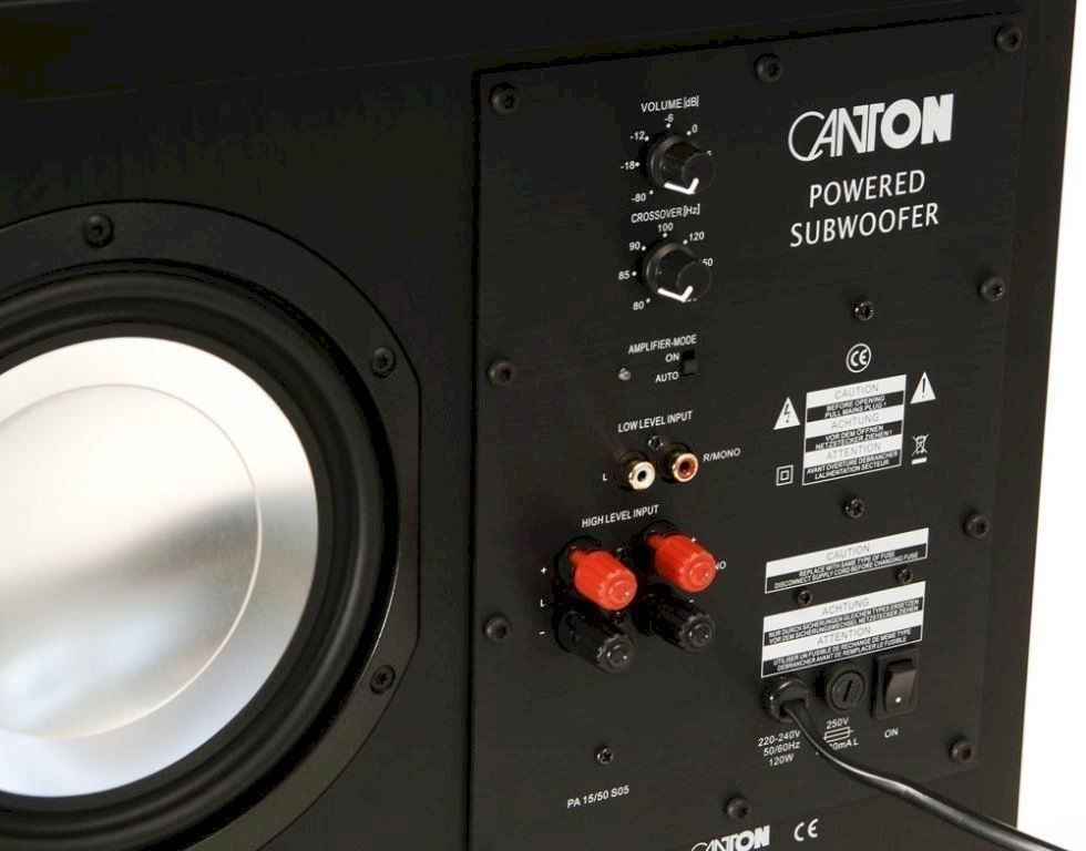 Canton Lautsprecher: Canton ASF 75 SC, Subwoofer schwarz – Neu und originalverpackt aus Bottighofen von zaap 3