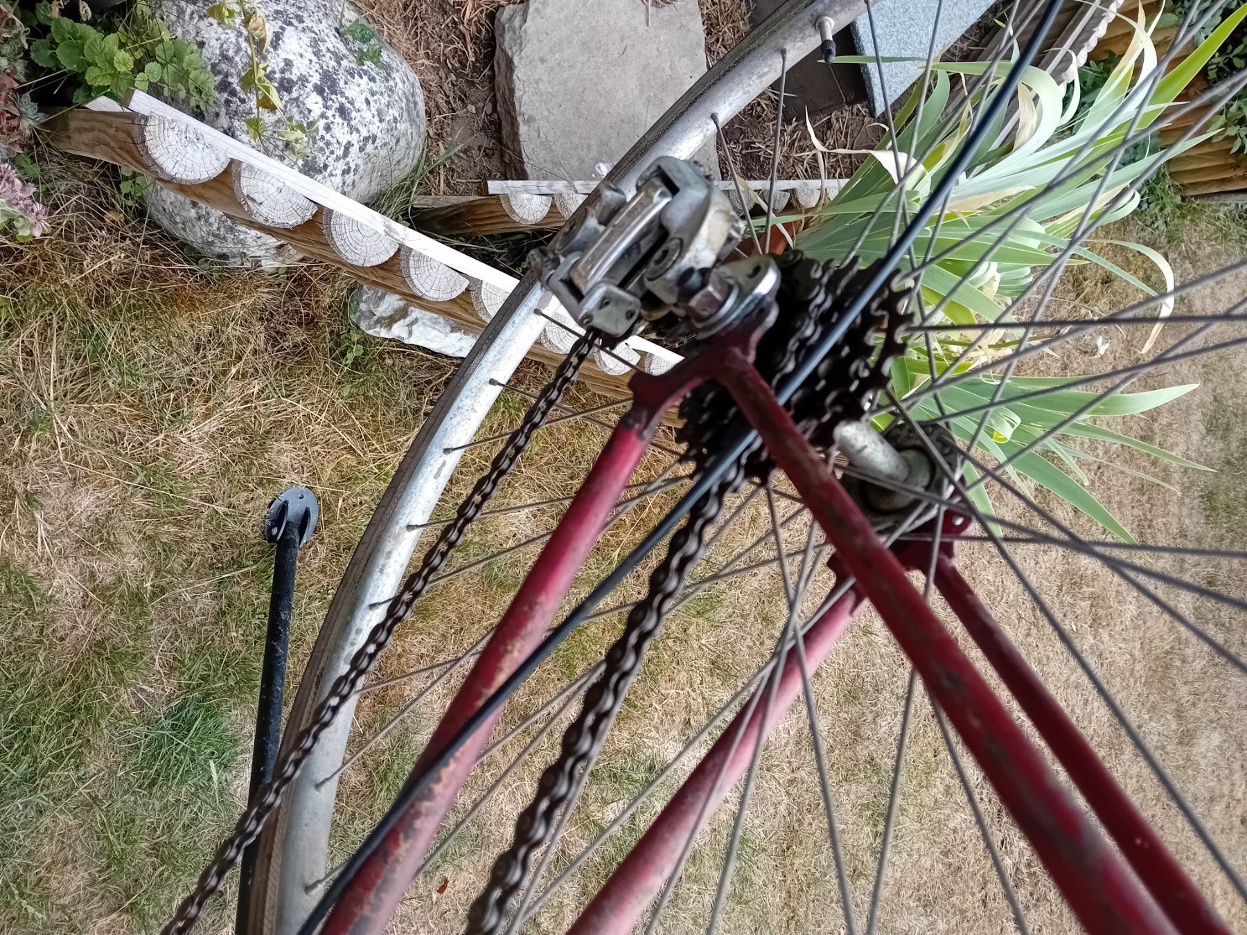 Biciclette: Vintage ELSWICK ENGLAND Bicycle Red Needs Restoration – Difettoso da Bern venduto da This_that_other_all 1