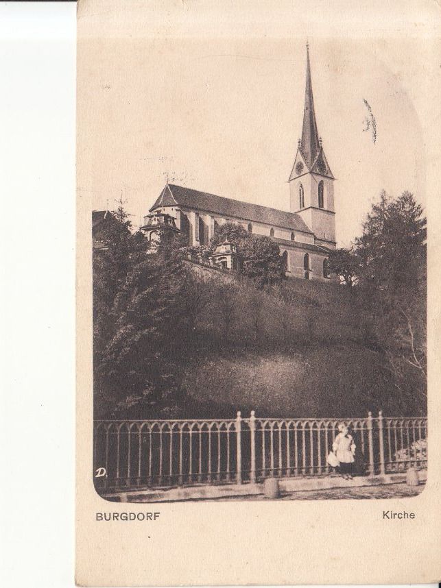 Cartoline postali: Burgdorf 1920 – Usato da Bürglen TG venduto da StampGraf