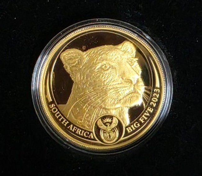 Tutti le monete: 1 oz Big Five Gold Leopard 2023 – Usato da Caslano venduto da Pspidi 2