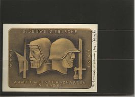 carte Armee meisterschaften Basel 2944
