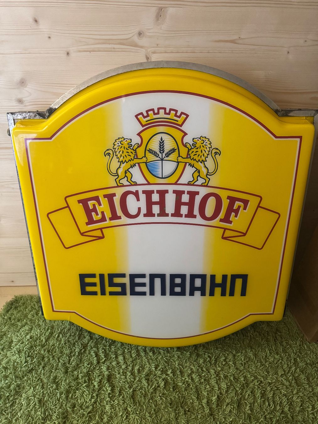 Eichhof Schilder: Eichhof, EISENBAHN, Leuchtreklame – Defekt aus Brittnau von Didu2 1