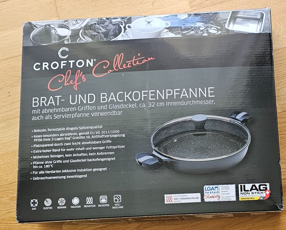 Crofton Brat- und Backofenpfanne 32cm Swiss Technology (Neu und ...