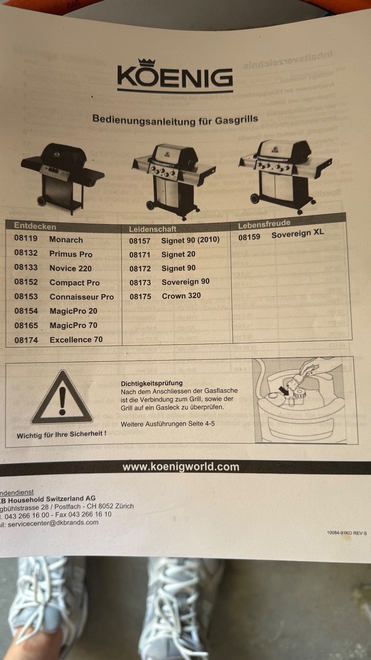 König Grills: König Gasgrill Compact Pro 08152 – Gebraucht aus Wollerau von velvet2002 5