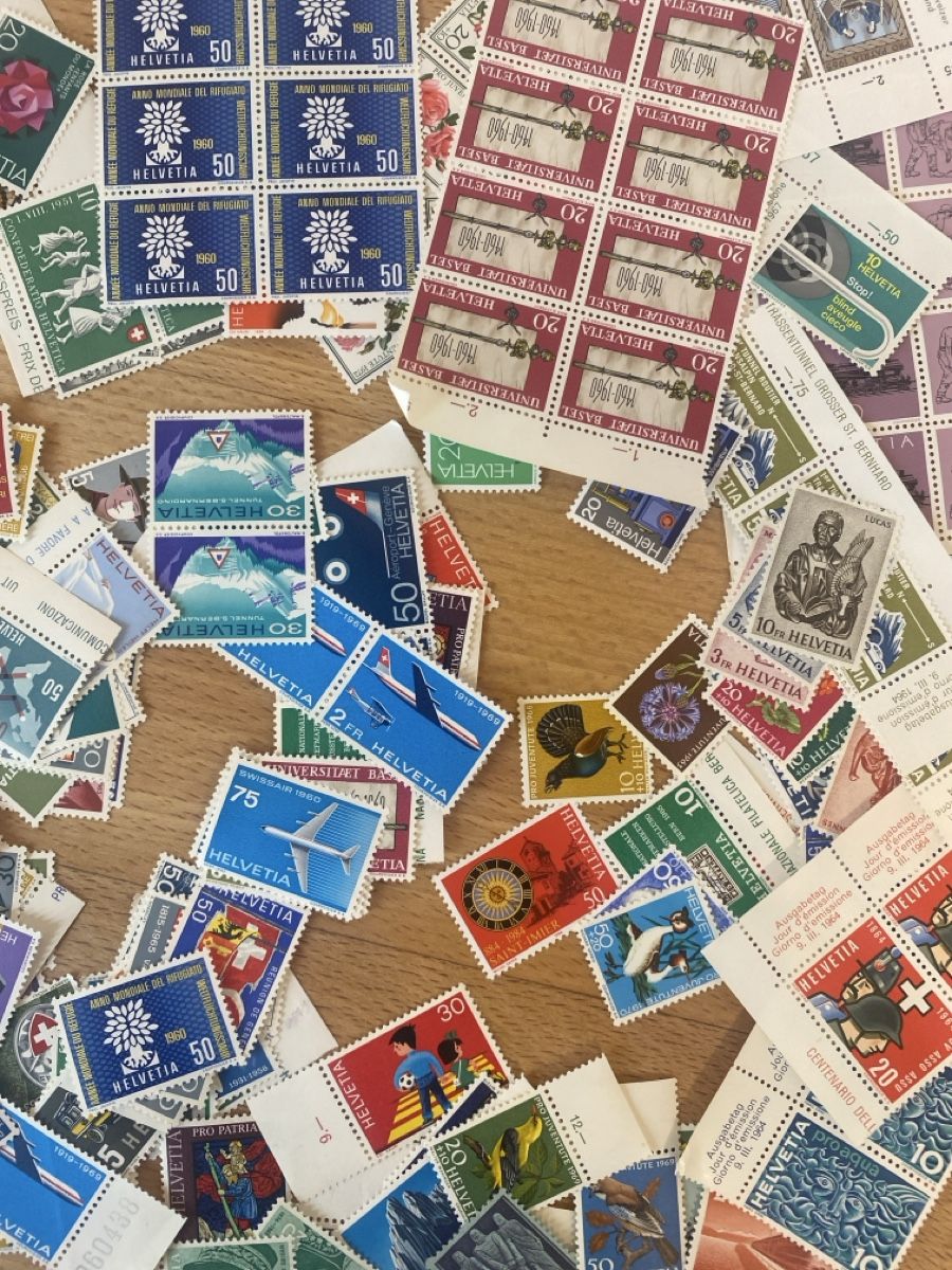 Alle Briefmarken: 375Fr Frankaturware Schweiz Sammlung Postfrisch ungestempelt – Neu (gemäss Beschreibung) aus Wil SG von Chefsugus 7
