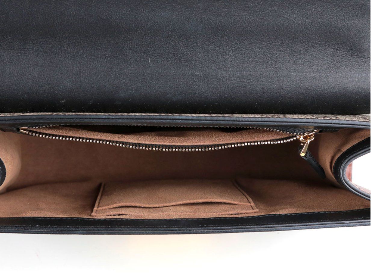 Gucci Borse da donna: Sac Padlock GG Supreme Cuir Noir Gucci – Usato da Delémont venduto da Le38.shop 6