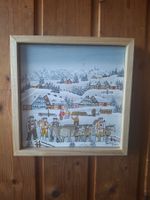 Winter Naiv Bild Kuhe Senn Haus Bueb Màdchen **20
