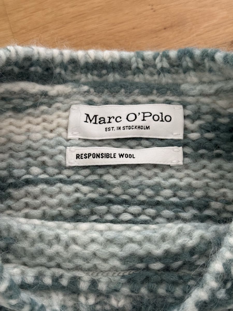 Maglioni & Felpe: Marc O‘Polo Responsible Wool Pullover, türkis, Grösse M/38 – Usato da Schaffhausen venduto da Alexli87 3