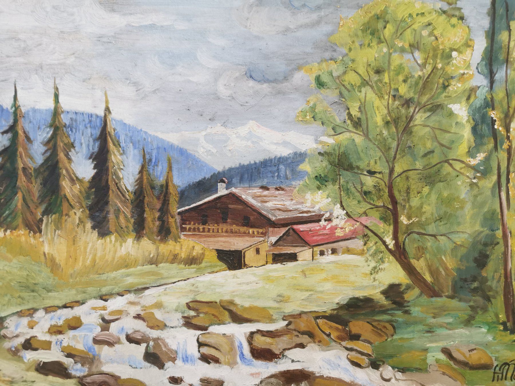Dipinti: SIGNÉ MAIRE HUILE SUR TOILE – Usato da Genève venduto da Qanil77 2