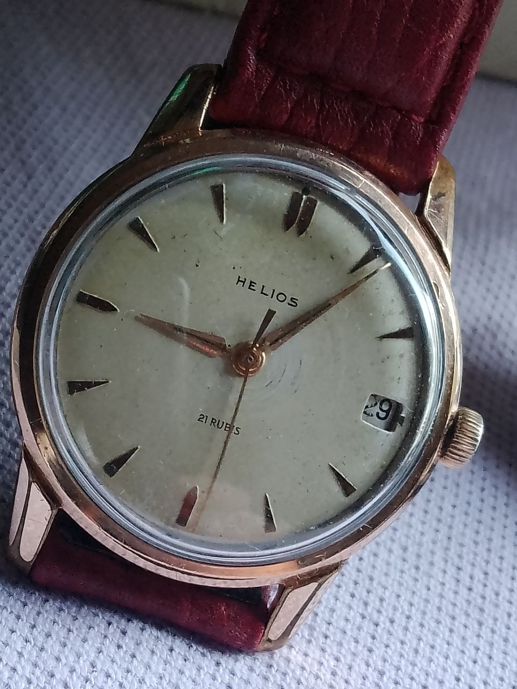 Uhren: Helios Handaufzug 34 mm läuft  – Gebraucht aus Agno von sam2608 4
