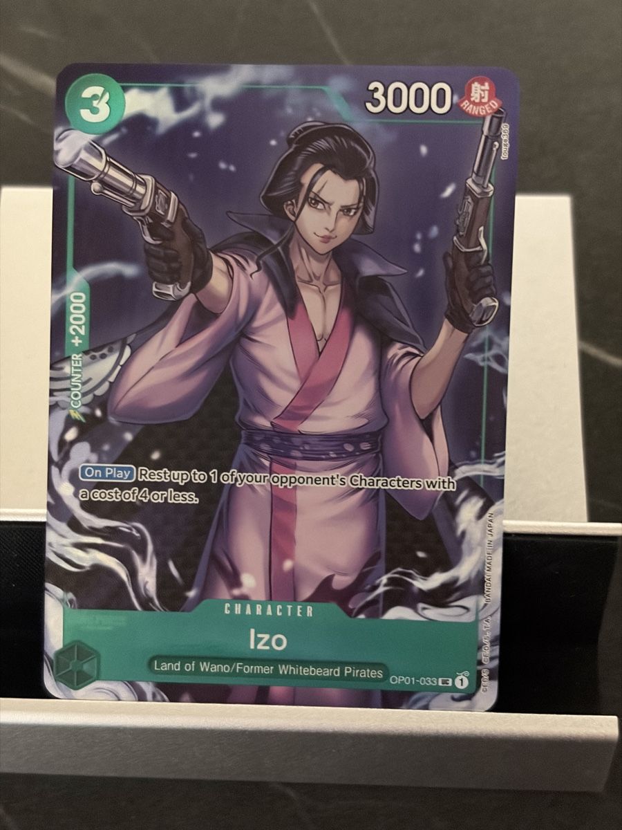 Bandai Carte collezionabili: One Piece OP01-033 Izo, Englisch: ab 0.10 Rappen! – Nuovo (secondo la descrizione) da St. Gallen venduto da cambitcg