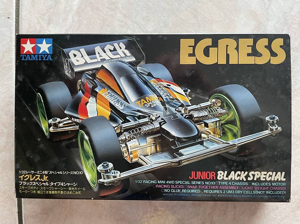 RC Modellbau: MINI 4WD Egress Junior Black Special – Gebraucht aus Bedano von cal_w6xl