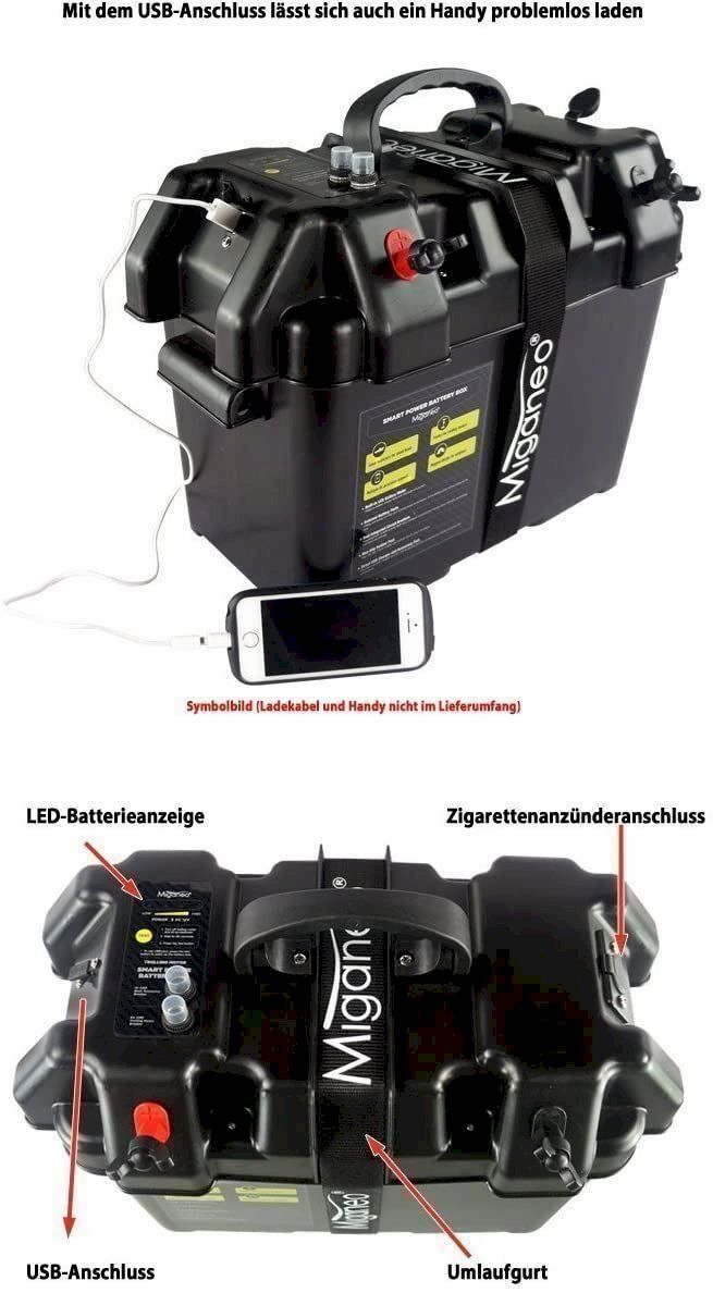 Gommoni, kayak & canoe: Schlauchboot Elektromotor Batteriebox – Nuovo e nell'imballaggio originale da Bottighofen venduto da zaap 1