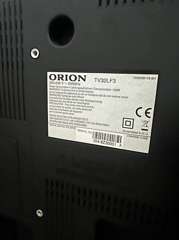 Televisori: orion tv – Usato da Lachen venduto da jas_spc5 4
