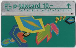 PTT Personal und Organisation - seltene Geschenk Taxcard