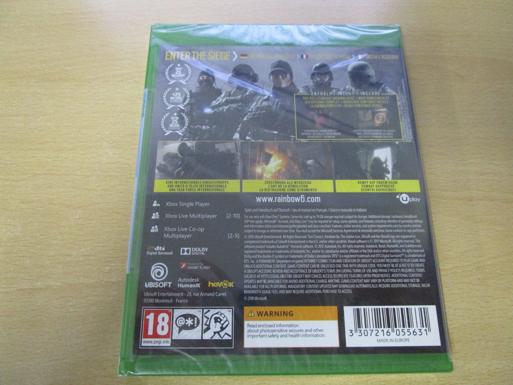 Microsoft Giochi: Rainbow Six Siege Advanced Edition - Xbox One NEUWARE X1 – Nuovo e nell'imballaggio originale da Goldau venduto da agestuffer 1