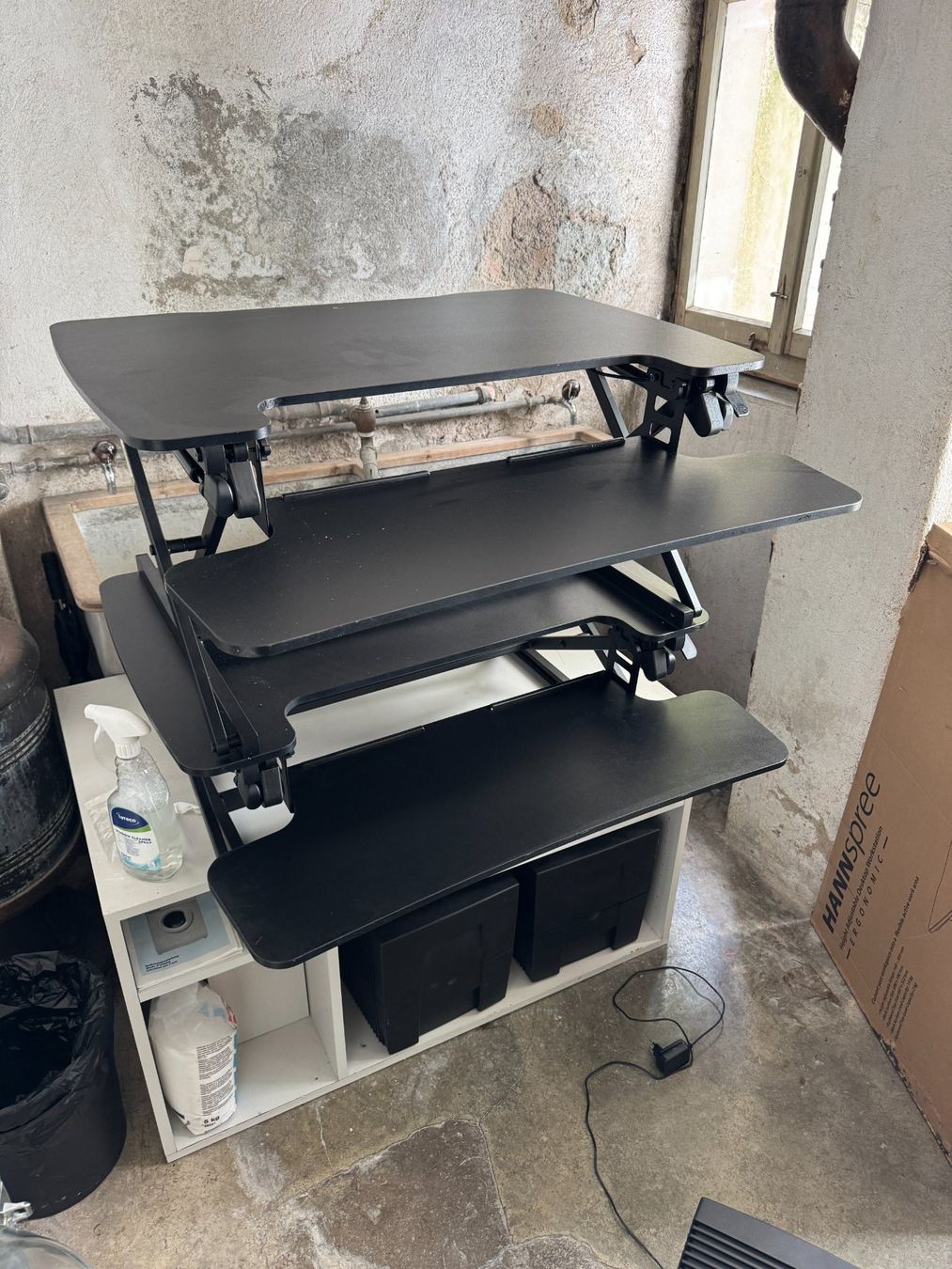 Scrivanie: 2x Hannspree Height Adjustable Desktop Workstation – Usato da Zürich venduto da Wegenstein24