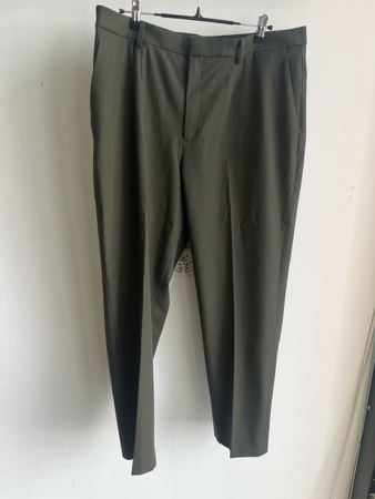 UNIQLO Damen Anzugshose – Olivgrün – Grösse XL