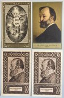 1919, 4x Bundesfeierkarten No 25 - 27a (*), SBK 36 Fr.