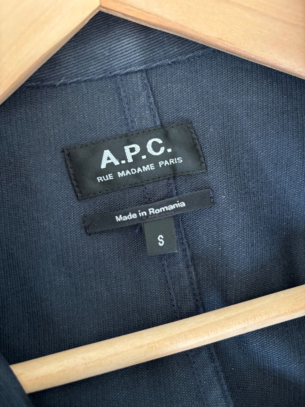 Apc Giacche: APC Overshirt Anthrazit - Baumwolle & Leinen – Usato da Thun venduto da Ajenjo 7