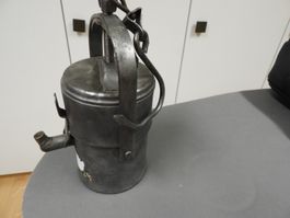Antike Grubenlampe/Karbidlampe - Ein Sammlerstueck aus al...