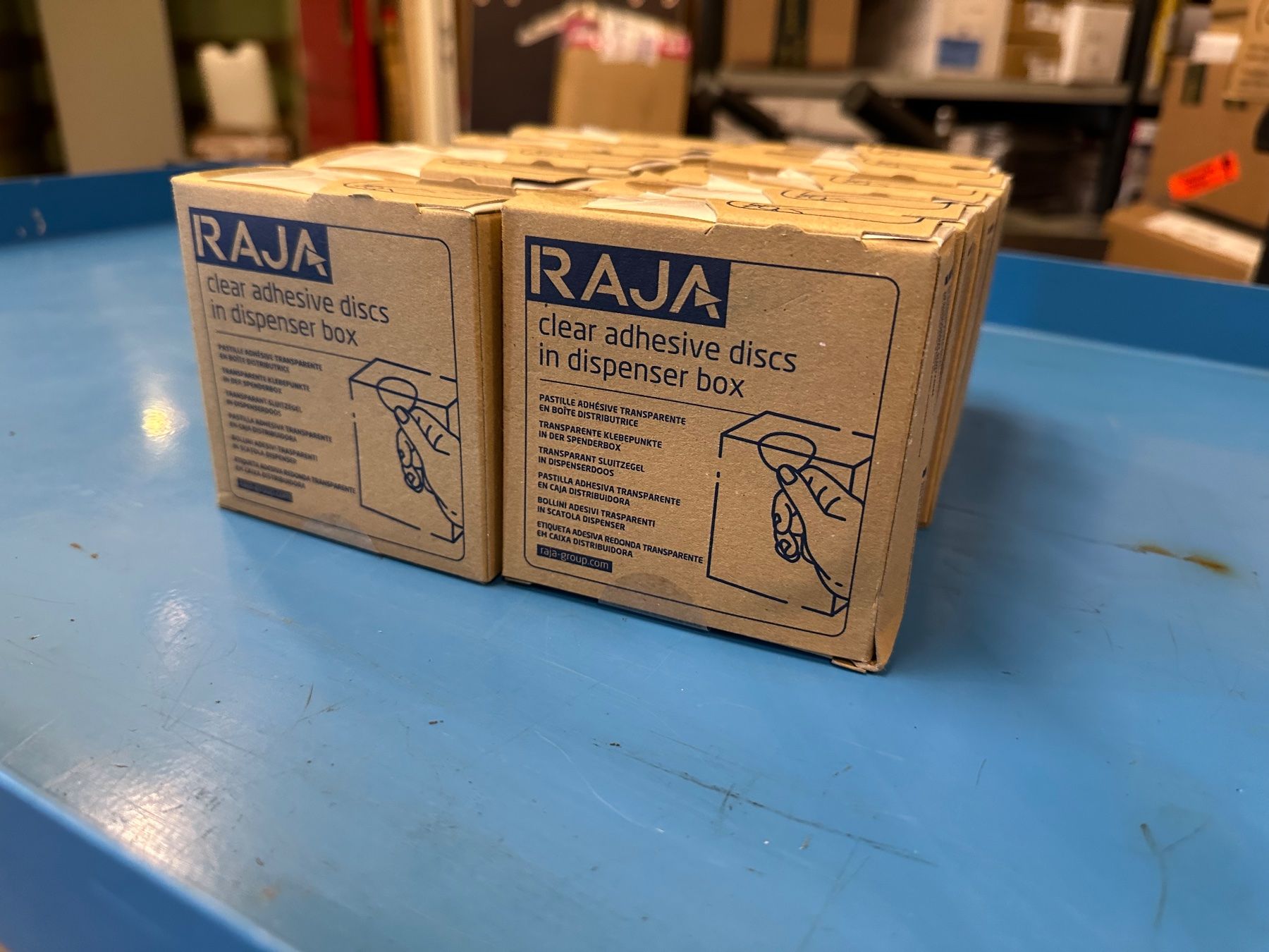 Sticker: 10 Stk. neue transparente Klebepunkte Box – Nuovo e nell'imballaggio originale da Necker venduto da liq24