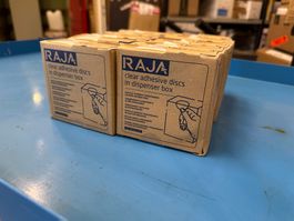10 Stk. neue transparente Klebepunkte Box