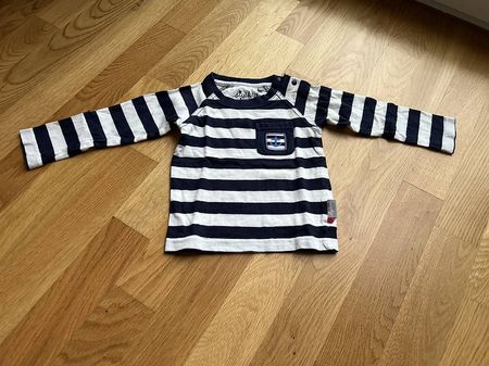 Sigikid langarm Shirt Grösse 86, gestreift, Junge