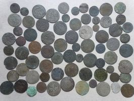 Lot ++ 74 Stück Schweizer Kantonalmünzen ab 1600