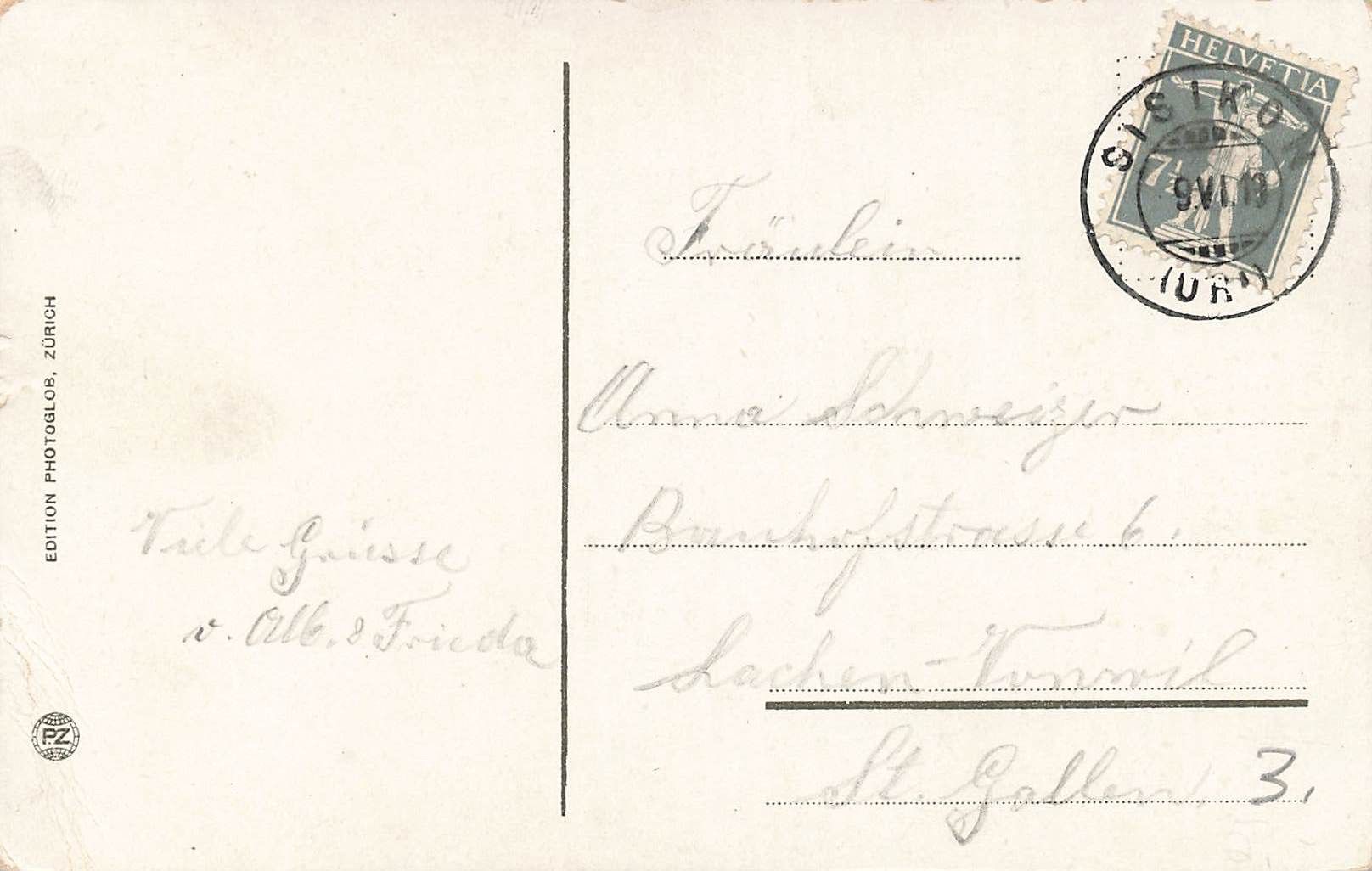 Cartoline postali: Füelen mit axenstrasse – Usato da Biasca venduto da Blenio71 1