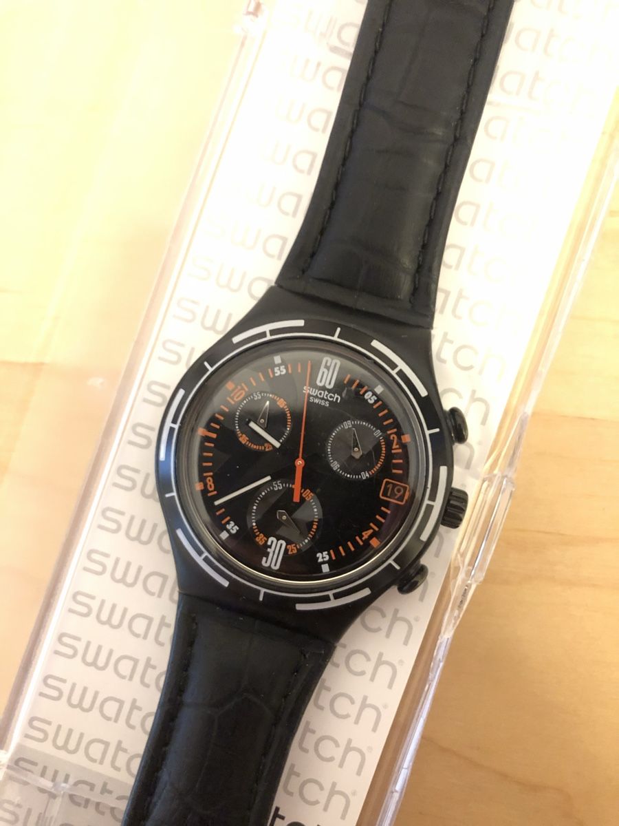 Swatch Orologi: Swatch Irony Chrono ERUPTION – Nuovo (secondo la descrizione) da Biel/Bienne venduto da heureuxsansrien 2