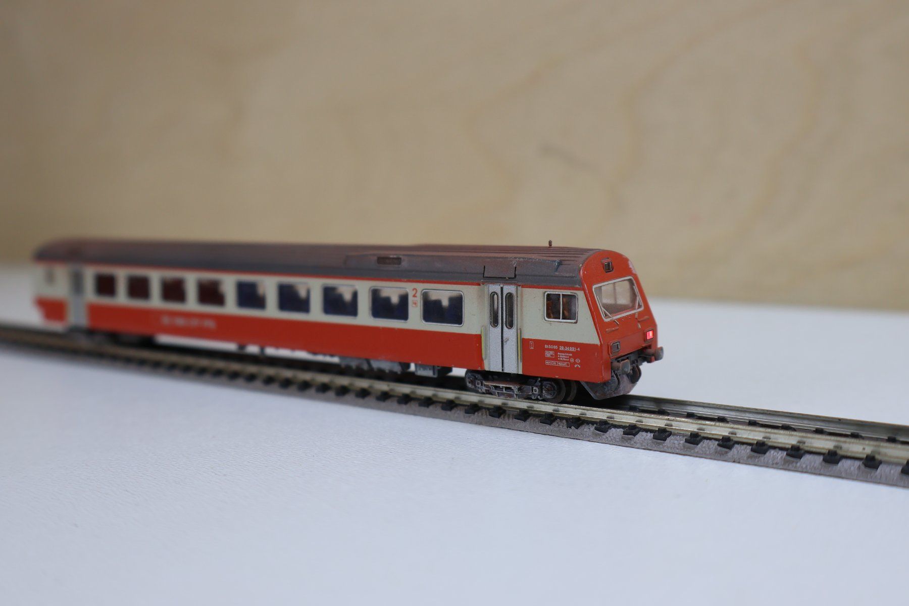 Trix Modellini di ferrovie: Minitrix Swiss Express SBB Steuerwagen + Licht – Usato da Winterthur venduto da Monstera 4
